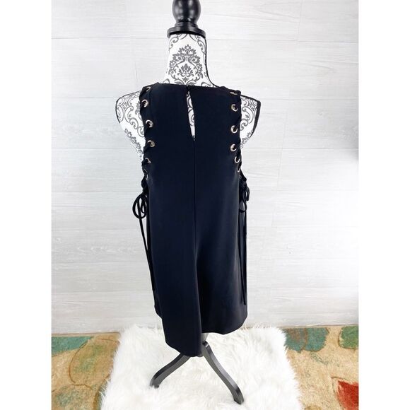 Amanda Uprichard Allegra Lace Up Side Keyhole Shift Dress - Picture 7 of 10